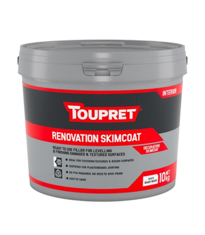 Toupret Renovation Skimcoat - White - Ready to use - 10kg