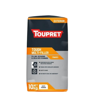 Toupret Exterior Tough Multi Filler - Fibarex - White - Powder