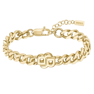 BOSS by Hugo Boss Jewellery Gold Steel Women's Chain Bracelet - 1580622