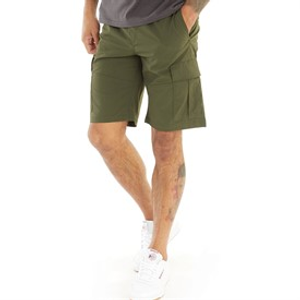JACK & JONES Mens Gordan Warner Tech Cargo Shorts Forest Night