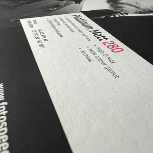 Fotospeed PLATINUM Matt - 280gsm A4 25 Sht