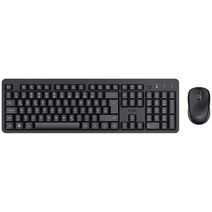 Trust TKM-360 Wireless Keyboard and Mouse Set, Black