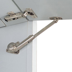 Soft Close Upward-Opening Flap Stay Right Hand Light Duty Nickel Plated