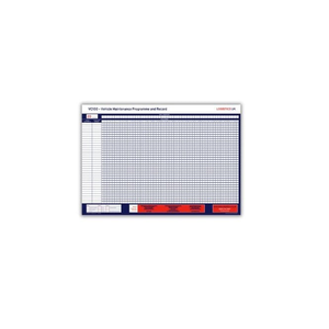 VC100 Vehicle Maintenance Wall Chart