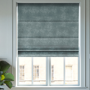 Florence Faux Suede, Mid Grey - Roman Blind