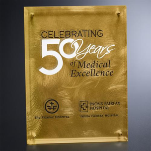 Gold Alloy Plaque