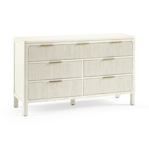 Wren White Painted Solid Oak 3+4 Chest of Drawers