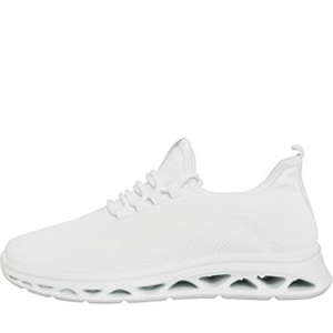 Crosshatch Trebed Trainers White Mono