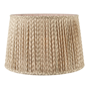 45cm Vienna Chevron Taupe Pleated Light Shade