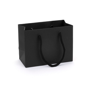 Small Landscape Forest Green Paper Gift Bag with Rope Handles