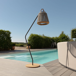 Maze - Athena Small Solar Light with Stand - Light Grey