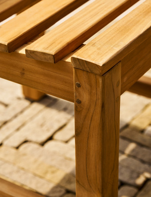 Malvern Side Chair - Teak, Natural