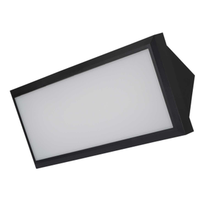 Nitro 12W LED Resin Wall Light Black 3000K