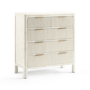 Wren White Painted Solid Oak 2+3 Chest of Drawers
