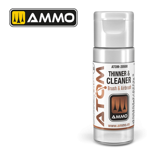 ATOM 20500 (20510) Thinner and Cleaner 20ml Model Paint Ammo by Mig 20500