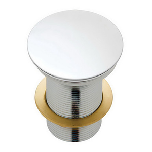Basin Pop-Up Plug & Waste Domed No Overflow 32mm Matte White [169183]