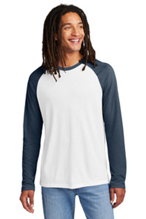Allmade AL6009 Unisex Tri-Blend Long Sleeve Colorblock Raglan