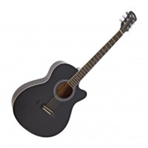Guitarra Acústica Single Cutaway da Gear4music, Preto