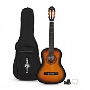 Pack de guitarra clássica 3/4, Sunburst, Gear4music