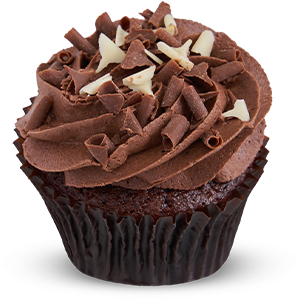 Chocolate Curls Cupcake