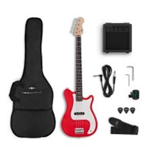 VISIONSTRING Bass Guitar Pack, Red