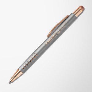Engraved Arlington Stylus Pen with Geometric Design