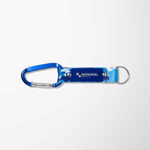 Engraved Camo Carabiner Keychain