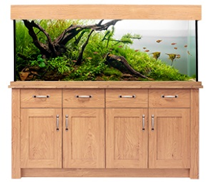 AquaOne Oakstyle 300 Aquarium & Cabinet Oak