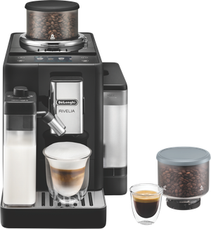 DELONGHI RIVELIA BLACK COFFEE MACHINE