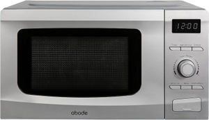 Abode AMD2002S Digital Microwave Oven 20L 700W Defrost Function Silver