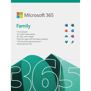 Microsoft 365 Family PC Download (15 Month)
