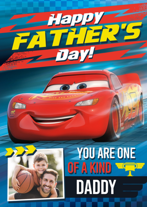 Disney Pixar Cars Happy Father's Day Photo Upload Card