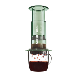Aeropress Clear green zaparzacz do kawy zielony