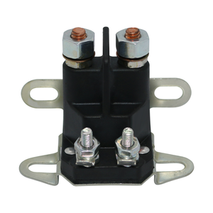 Double Pole Starter Motor Solenoid 1/4" and 5/16" Post Chassis Ground 12V