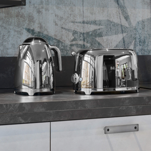 Smeg Polished Steel 1.7L Kettle & Toaster