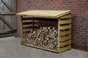 Large Pent Log Store FSC® certified