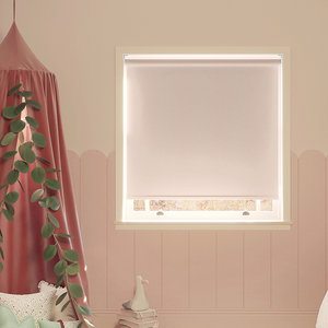 Shimmer (Blackout), Rose Gold - Twist&Fit Roller Blind