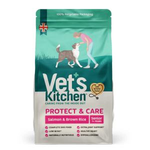 Protect & Care Senior Dry Dog Food - Salmon & Brown Rice - 7.5kg