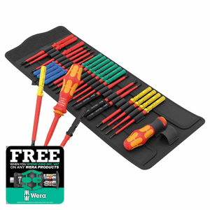 Wera 05006617001 Kraftform Kompakt VDE Big Pack 1 Screwdriver Set (26 Pieces)