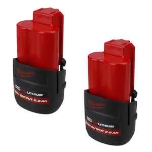 M12HB2.5 12V 2.5Ah High Output Battery (Pack of 2)