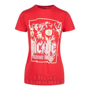 Official AC/DC Highway to Hell T-Shirt (Red)