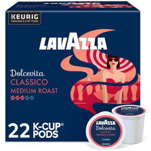 Lavazza Classico K-Cups, Medium Roast – 22 Count
