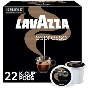 Lavazza Espresso K-Cups, Dark Roast – 24 Count