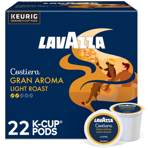 Lavazza Gran Aroma K-Cups, Light Roast – 22 Count