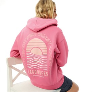 Lagooners Womens South Beach Hoodie Pink