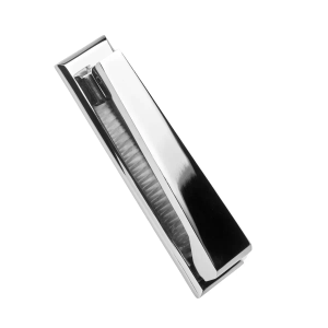 Contemporary Slimline Door Knocker - Polished Chrome - 40 x 165mm - Hardware Solutions