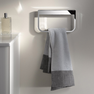 Keuco Collection Moll Towel Ring in Chrome Plated Finish