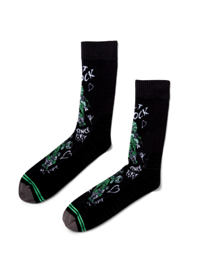 Creeper Love Sock in Black