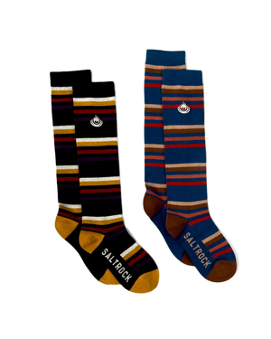 2 Pack Ok Stripe Socks Multi