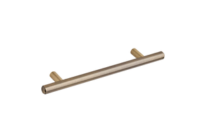 T-Bar Cabinet / Drawer Pull Handle - 128mm - Antique Brass - Elite Knobs & Handles